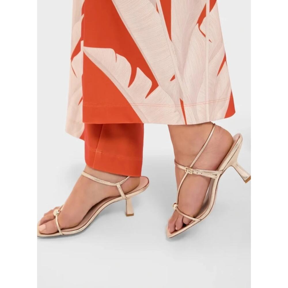 Loeffler Randall Triana Heels 7.5 NWOT Gold Champagne Sandal Tuckernuck Luxury - Picture 8 of 9